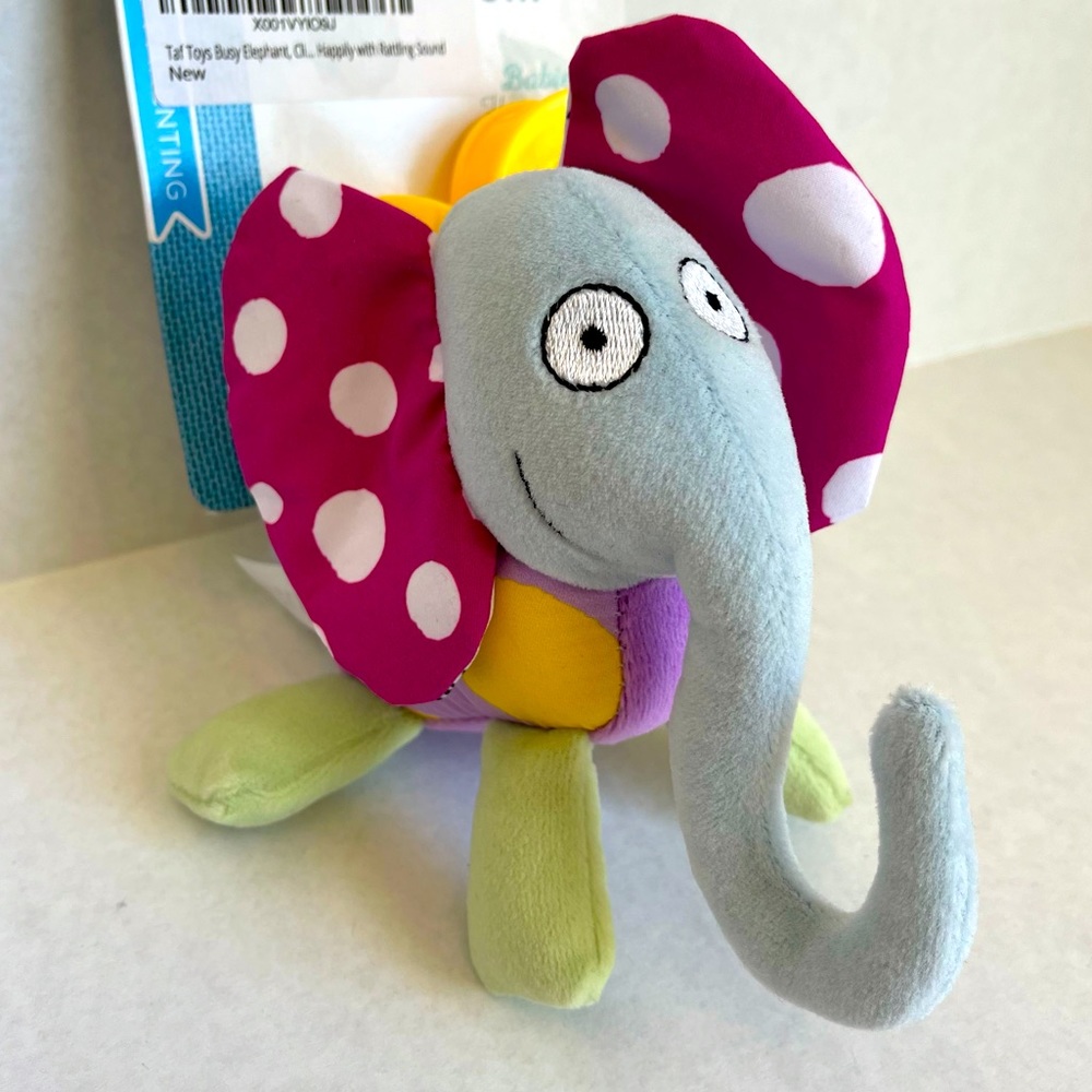 Taf Toys Baby Clip On Elephant Toy
